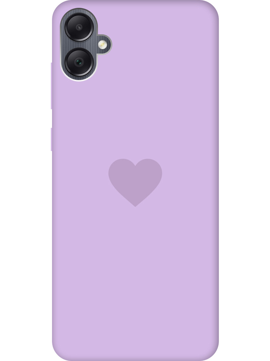 

Силиконовый чехол на Samsung Galaxy A05 "Heart" сиреневый, Фиолетовый, 20001455