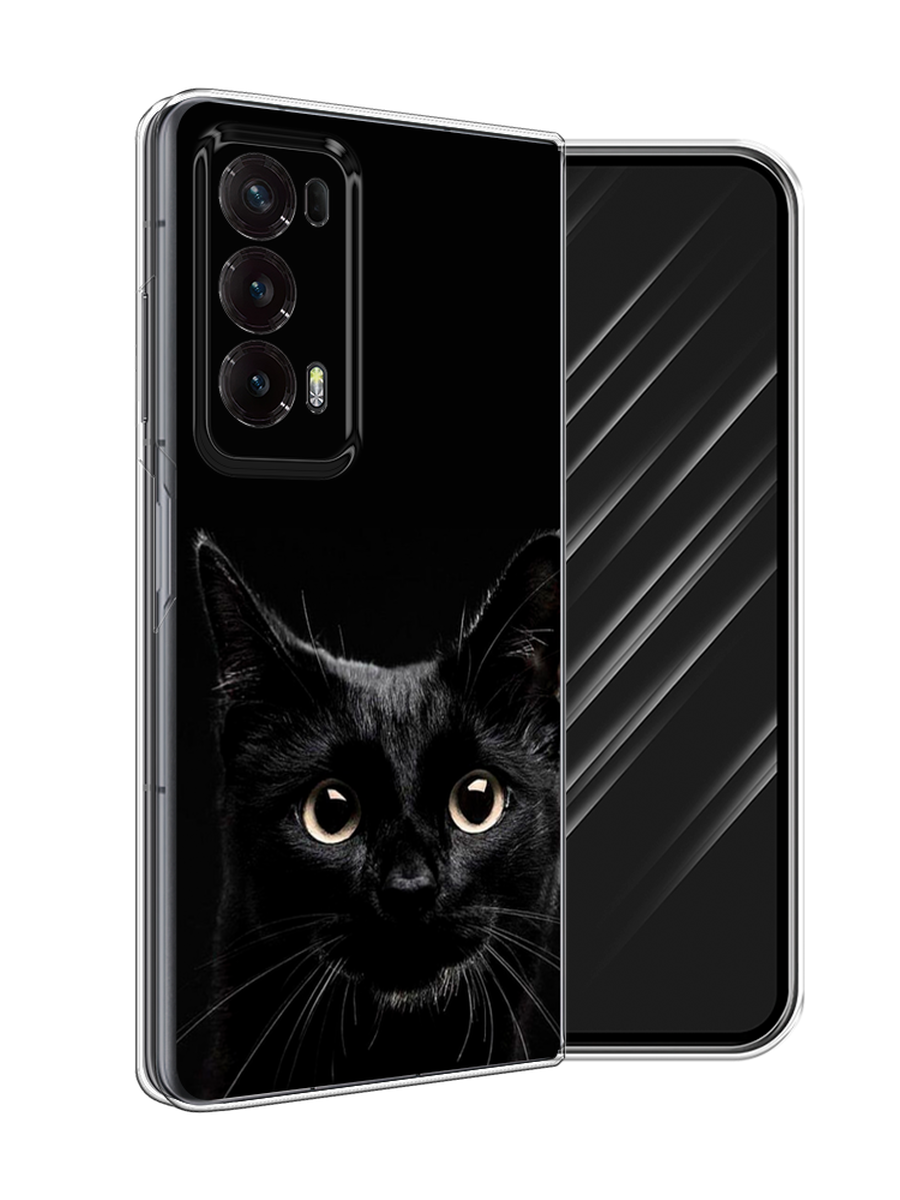 

Чехол Awog на Honor Magic V2 "Добрый кот", Черный, 6123550-1