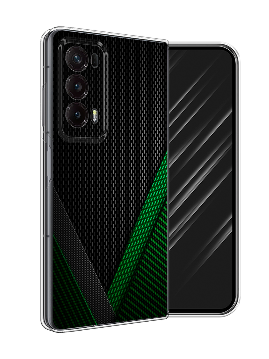 

Чехол Awog на Honor Magic V2 "Зеленый карбон", Черный;зеленый, 6123550-1