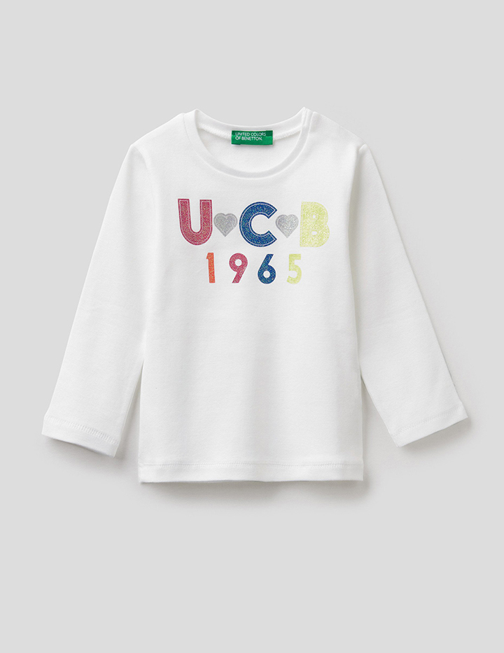 

Футболка детская Benetton 22P_3I9WC151Q_101_82 черный р.80, 22P_3I9WC151Q_101