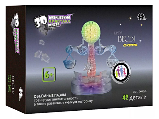 

Пазл 3D Castorland Весы, 42 детали, 3d46, 9045A