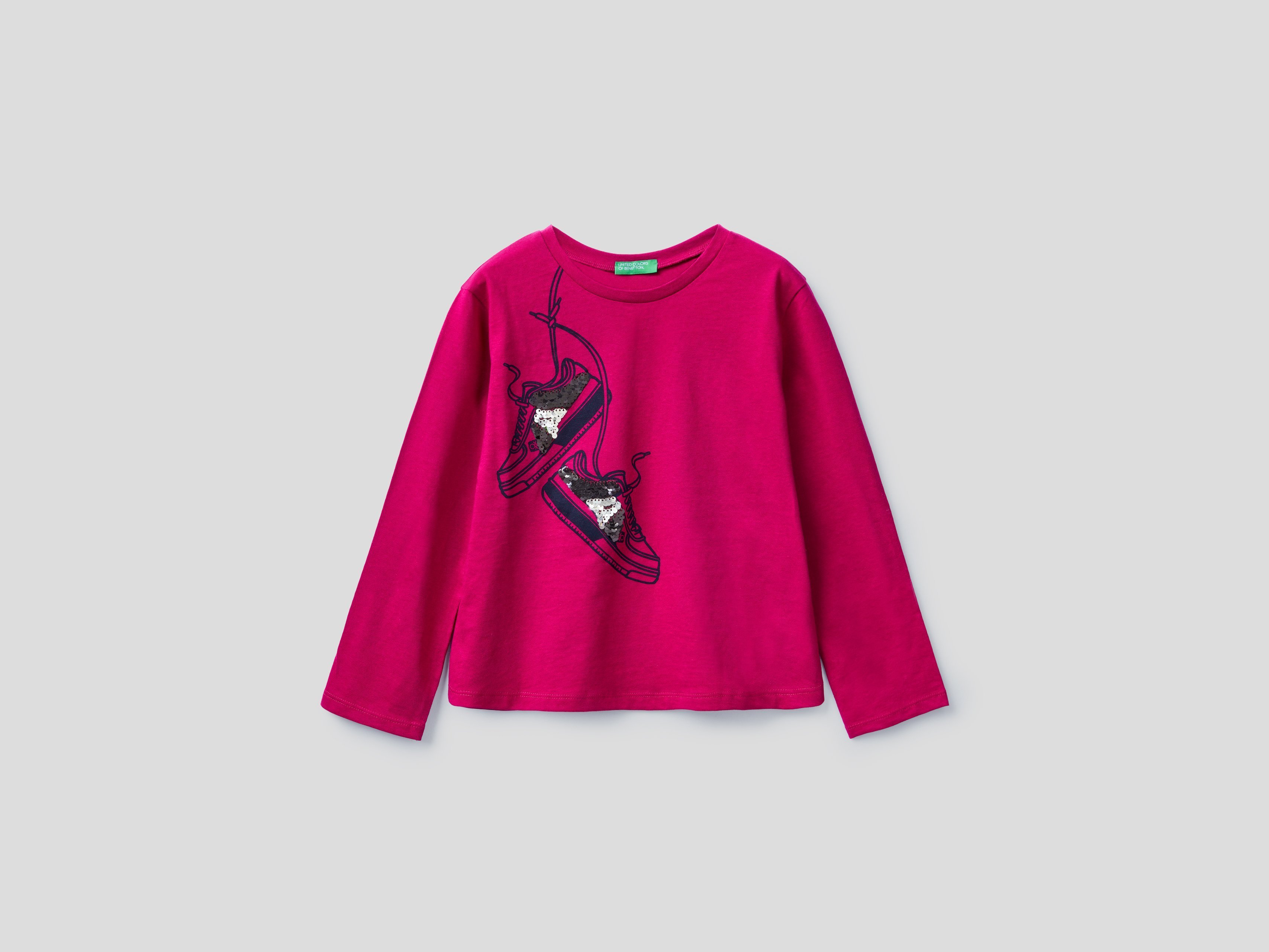 

Футболка детская Benetton 21A_3096C15BA_04L_XS фиолетовый р.110, 21A_3096C15BA_04L