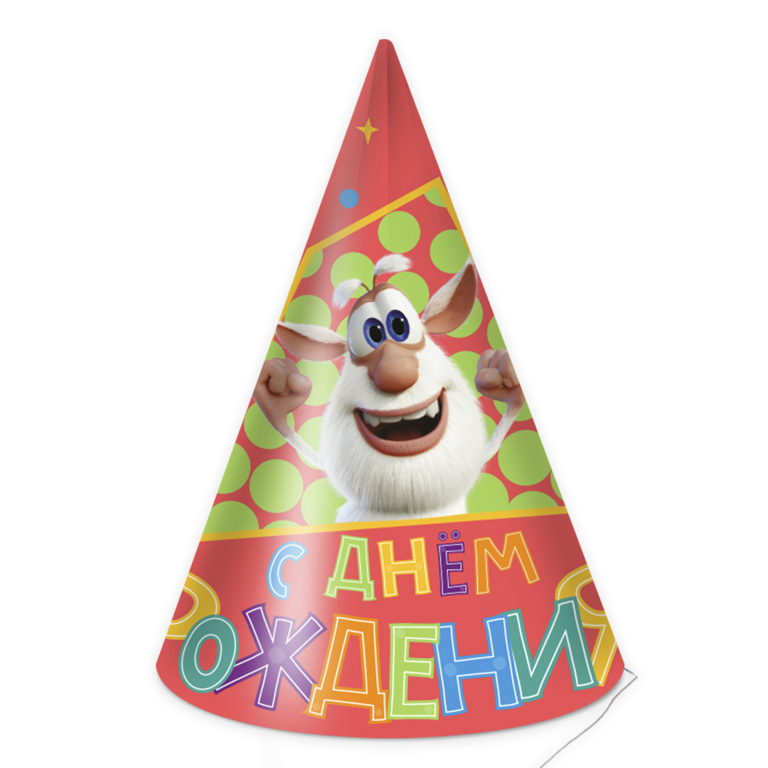 Колпаки праздничные Дон Баллон 501908 Буба 6 шт.