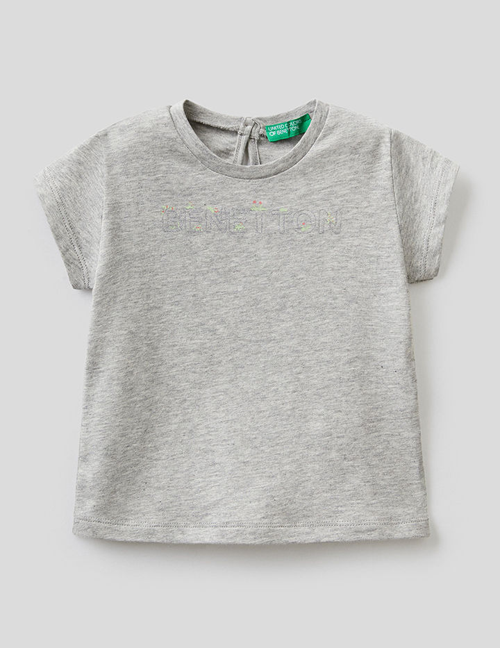 

Футболка детская Benetton 22P_3I1XG100D_501_98 серый р.98, 22P_3I1XG100D_501