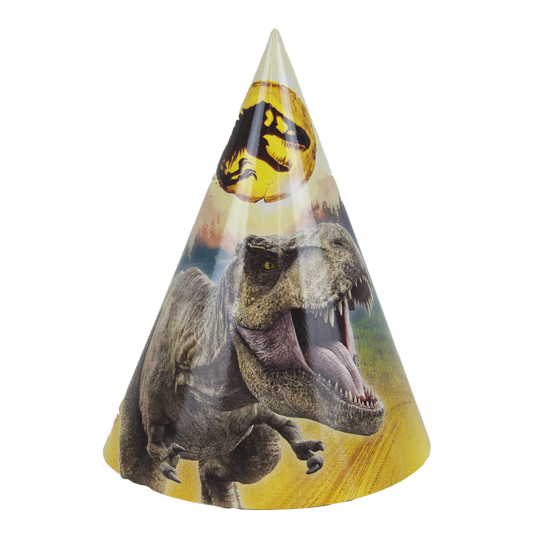 Колпаки праздничные ND Play 303795 Парк Юрского периода 6 шт.