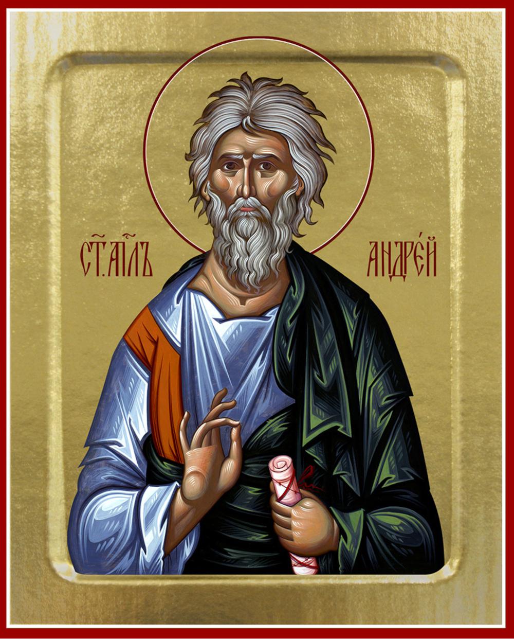 

Икона Синопсисъ Андрея Первозванного, апостола на дереве 125 х 160
