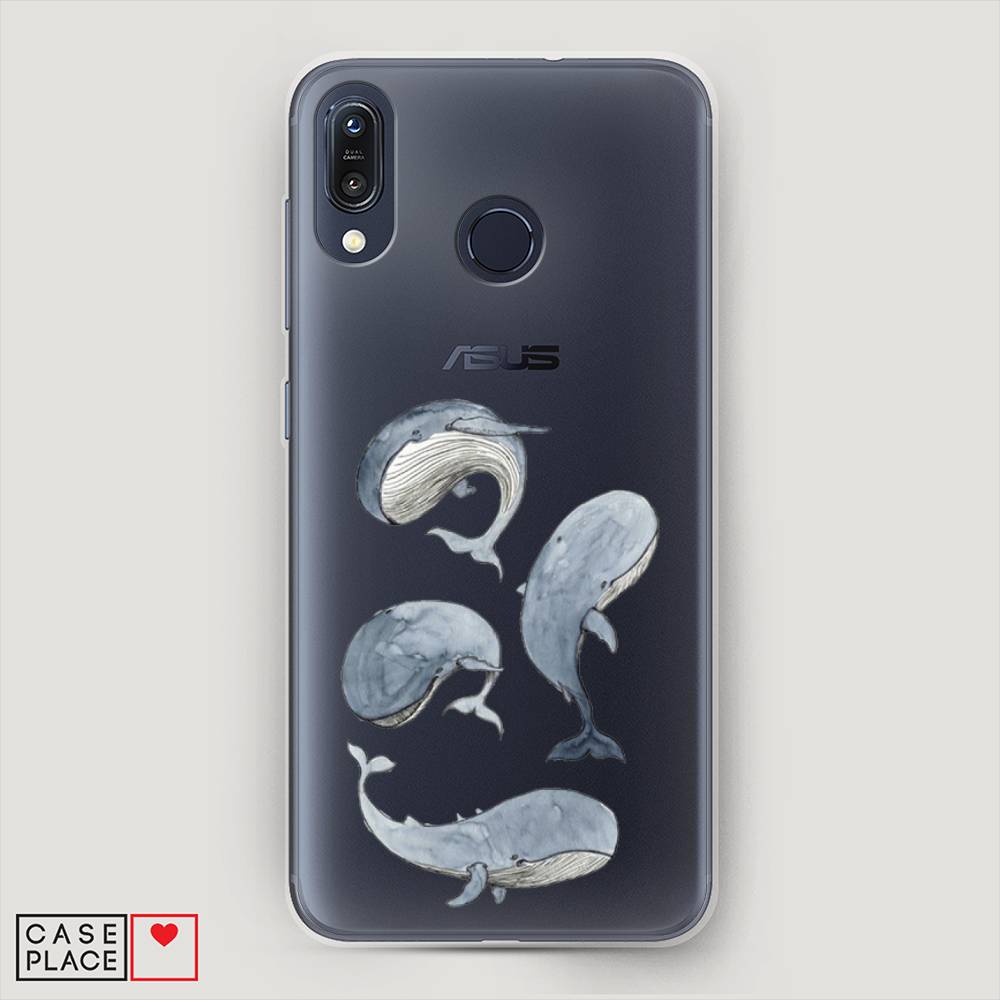 фото Чехол awog "киты" для asus zenfone max m1 zb555kl