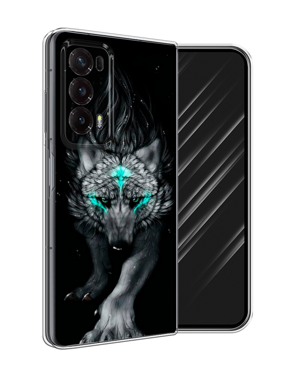 

Чехол Awog на Honor Magic V2 "Волшебный волк", Черный;серый, 6123550-1