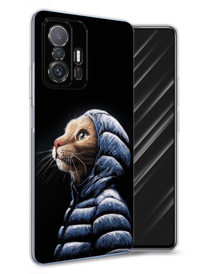 

Чехол Awog на Xiaomi Mi 11T "Кот в капюшоне", Разноцветный, 311250-2