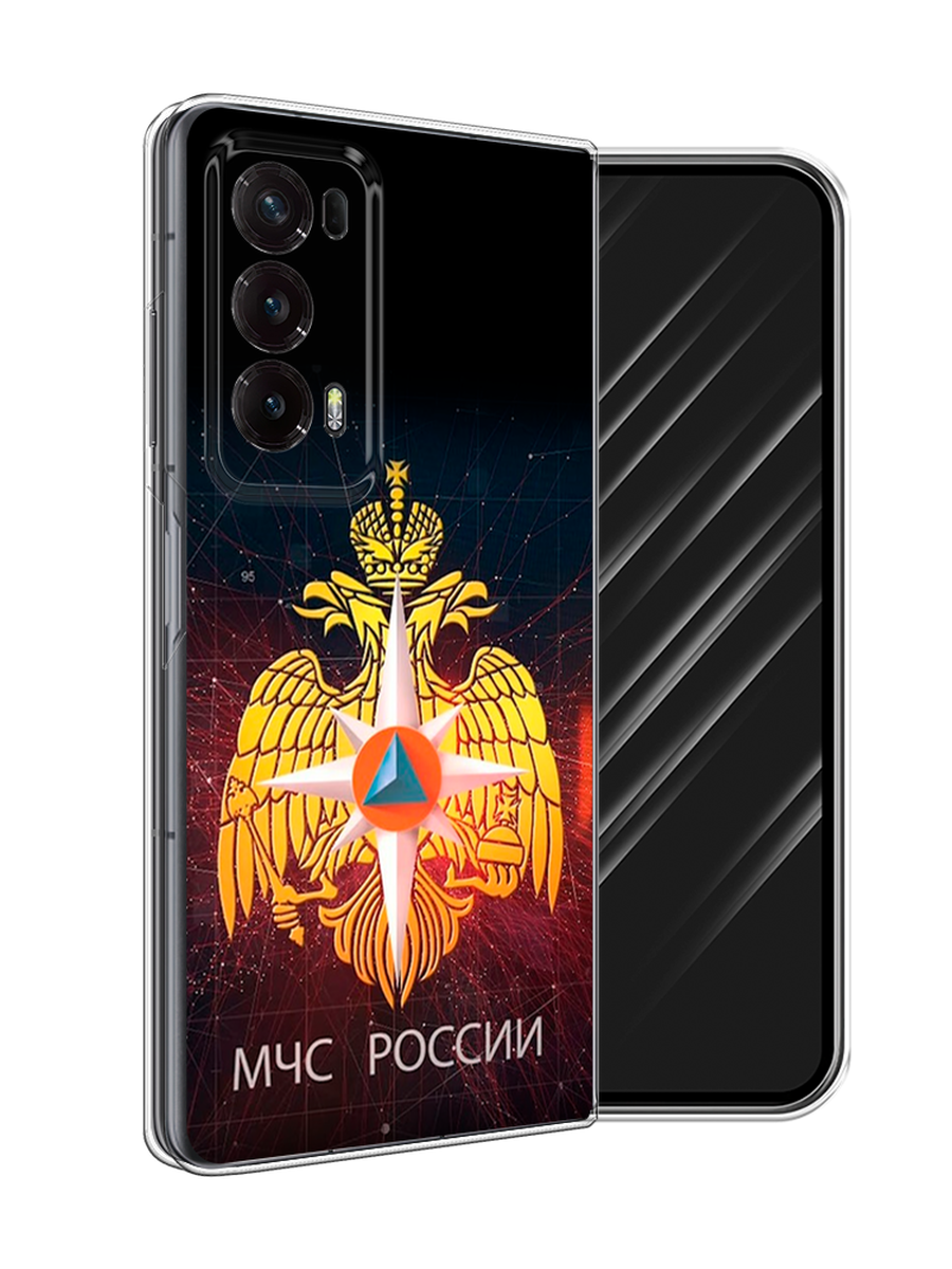 

Чехол Awog на Honor Magic V2 "МЧС России", Черный;желтый;красный, 6123550-1