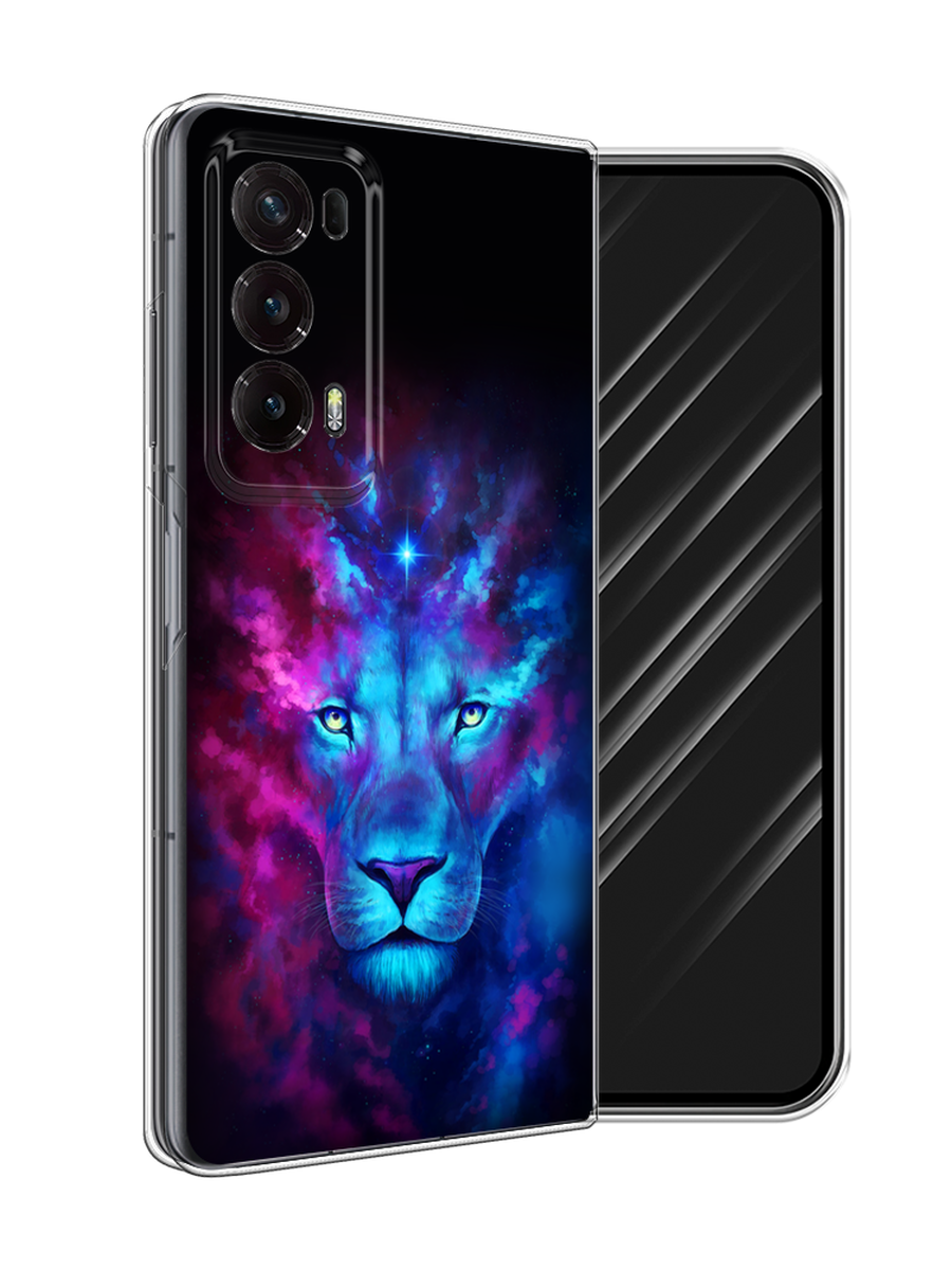 

Чехол Awog на Honor Magic V2 "Космический лев", Голубой, 6123550-1