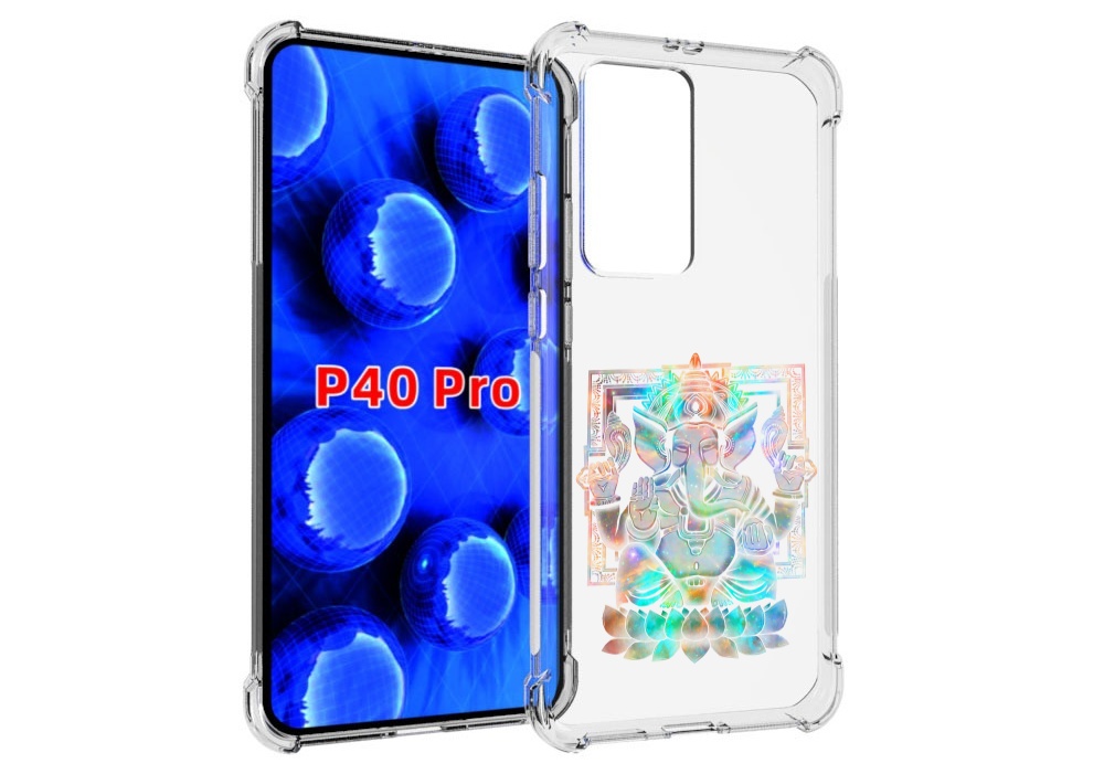 

Чехол MyPads умный слон для Huawei P40 Pro противоударный, Прозрачный, Tocco