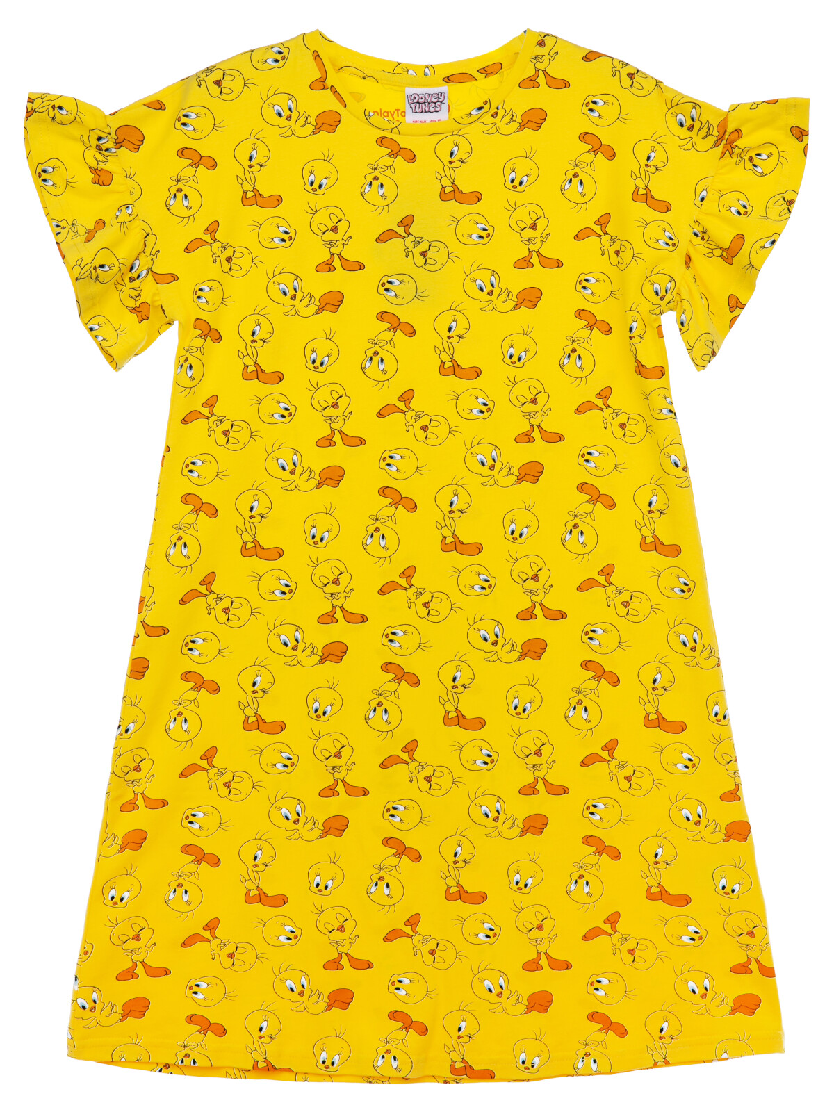 Сорочка ночная детская PlayToday 12441185, жёлтый, 140