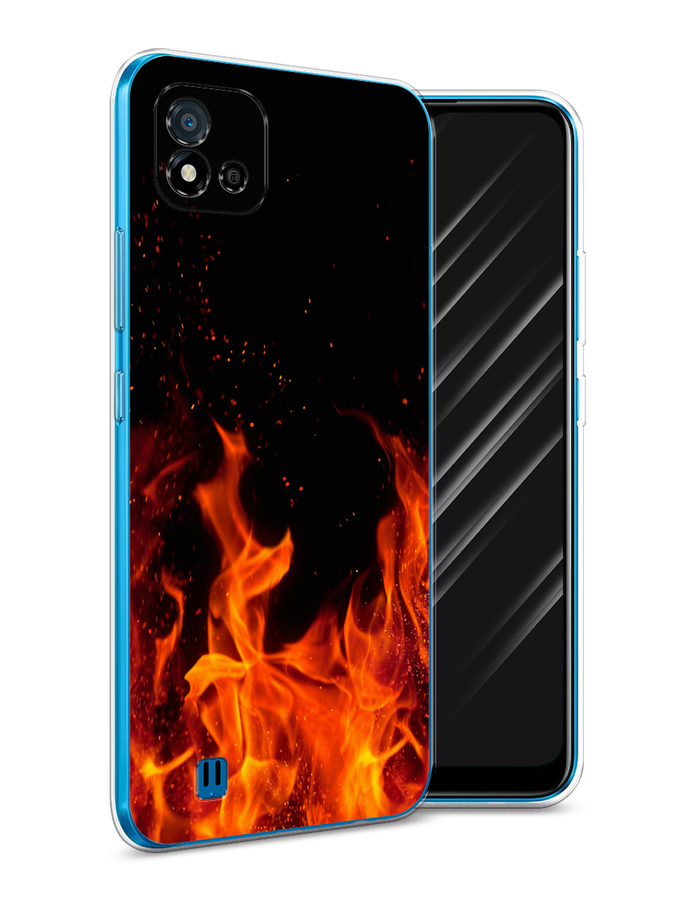 

Чехол Awog на Realme C11 (2021) "Все в огне", Разноцветный, 257550-4