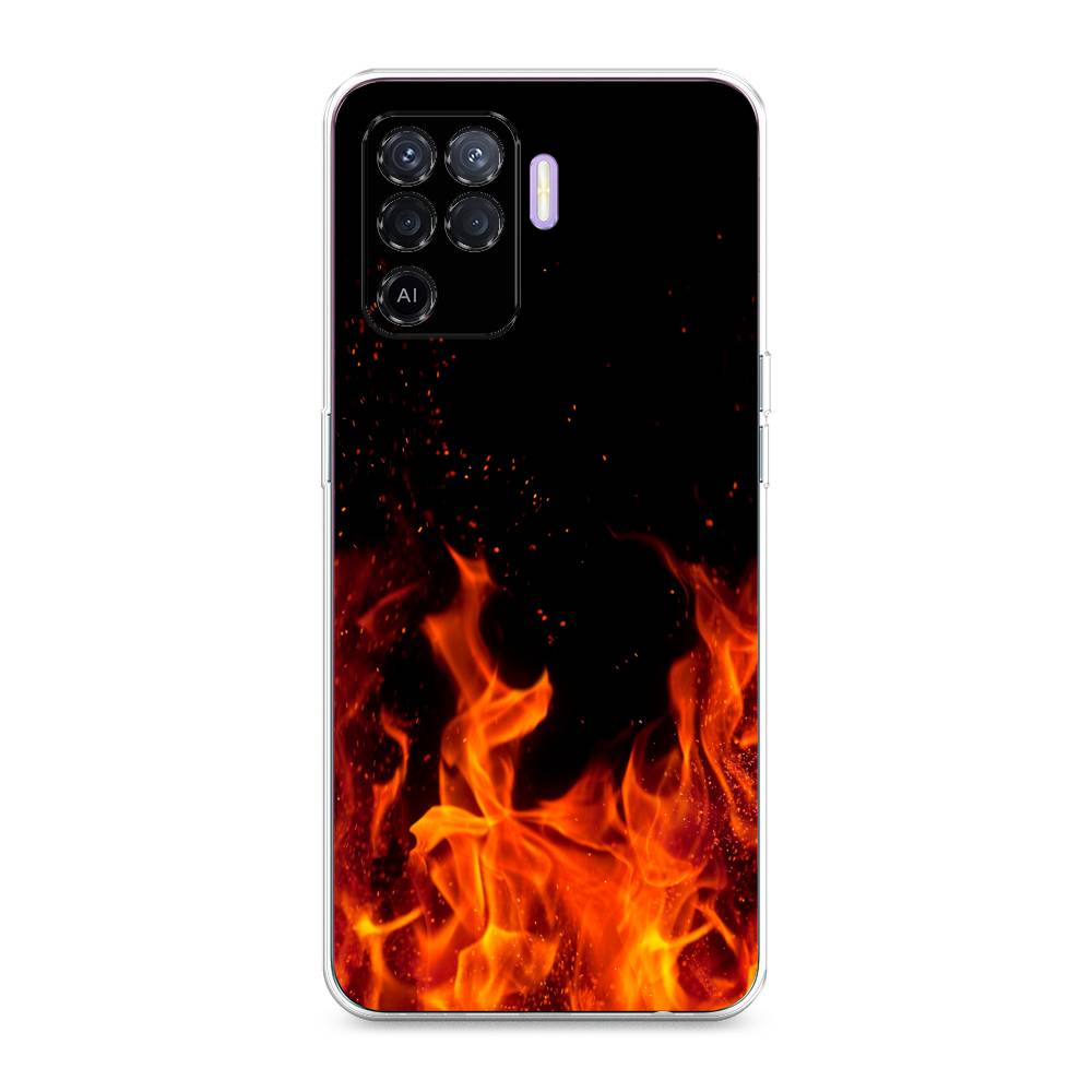

Чехол Awog на Oppo Reno 5 Lite "Все в огне", Разноцветный, 255150-4