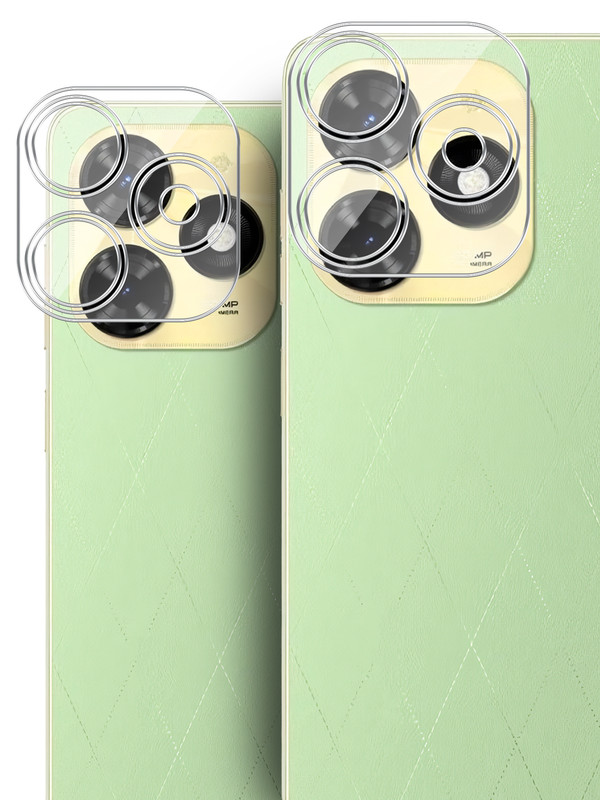 

Защитное стекло для Tecno Spark 20 на камеру 2 шт гибридное прозрачное, Tecno Spark 20
