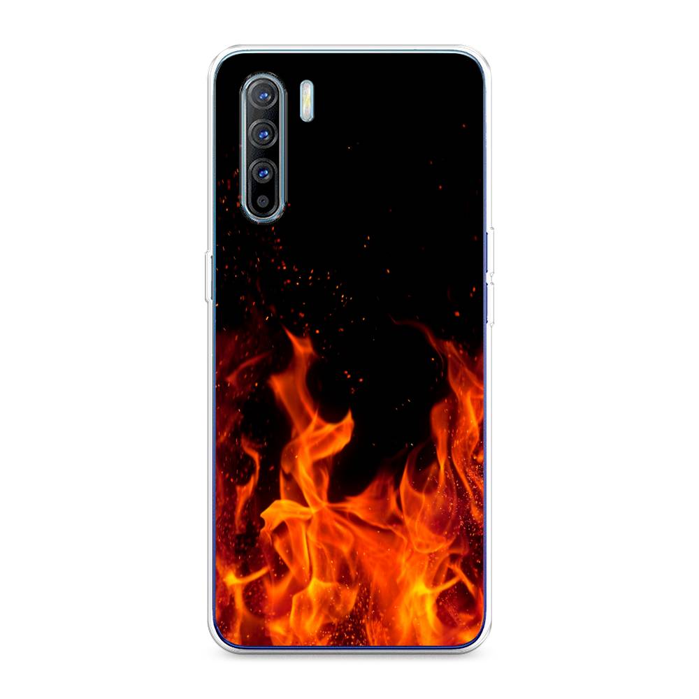 

Чехол Awog на Oppo A91/Reno 3 "Все в огне", Разноцветный, 252450-4