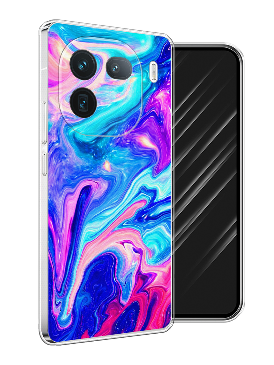 

Чехол Awog на Vivo iQOO 12 "Потеки краски", Розовый, 2612050-1