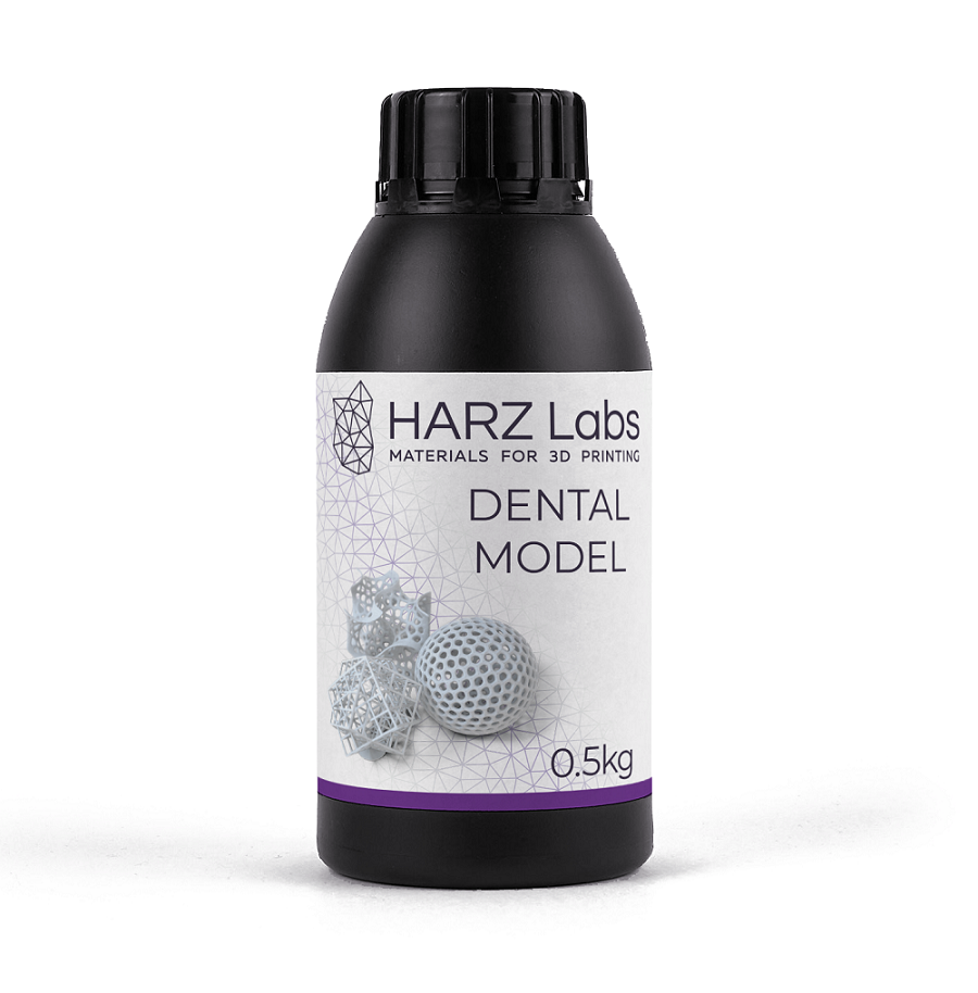

Фотополимер HARZ Labs Dental Model Resin слоновая кость (500 г)