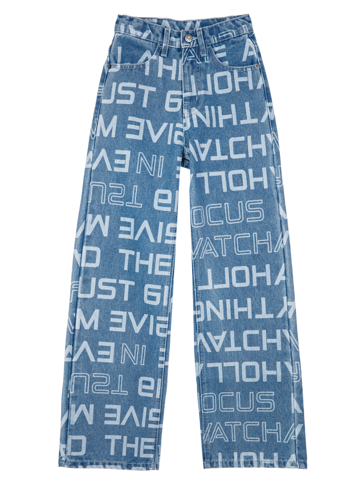 

Джинсы детские PlayToday 12421783, голубой; белый, 170, 12421783