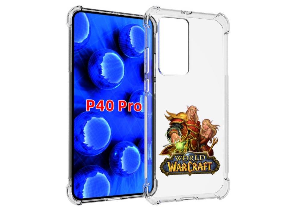 

Чехол MyPads варкрафт2 для Huawei P40 Pro противоударный, Прозрачный, Tocco