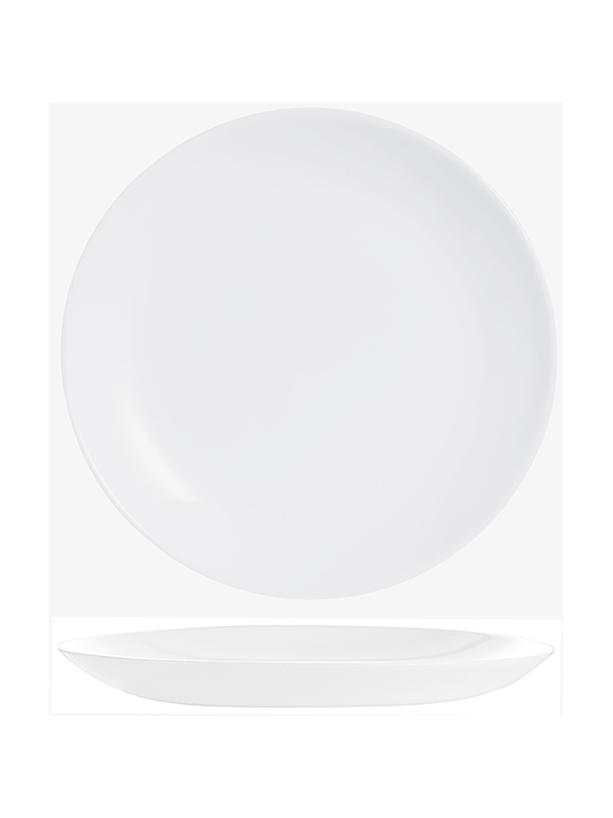 Тарелка мелкая ARCOROC Evolutions White стекло 19 см белый