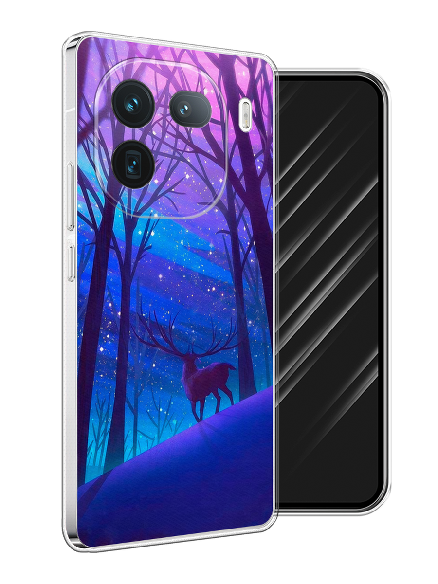 

Чехол Awog на Vivo iQOO 12 "Северный олень", Фиолетовый;голубой;синий, 2612050-1