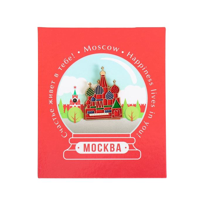 

Металлический значок "Собор Василия Блаженного" Sima-land 3998959