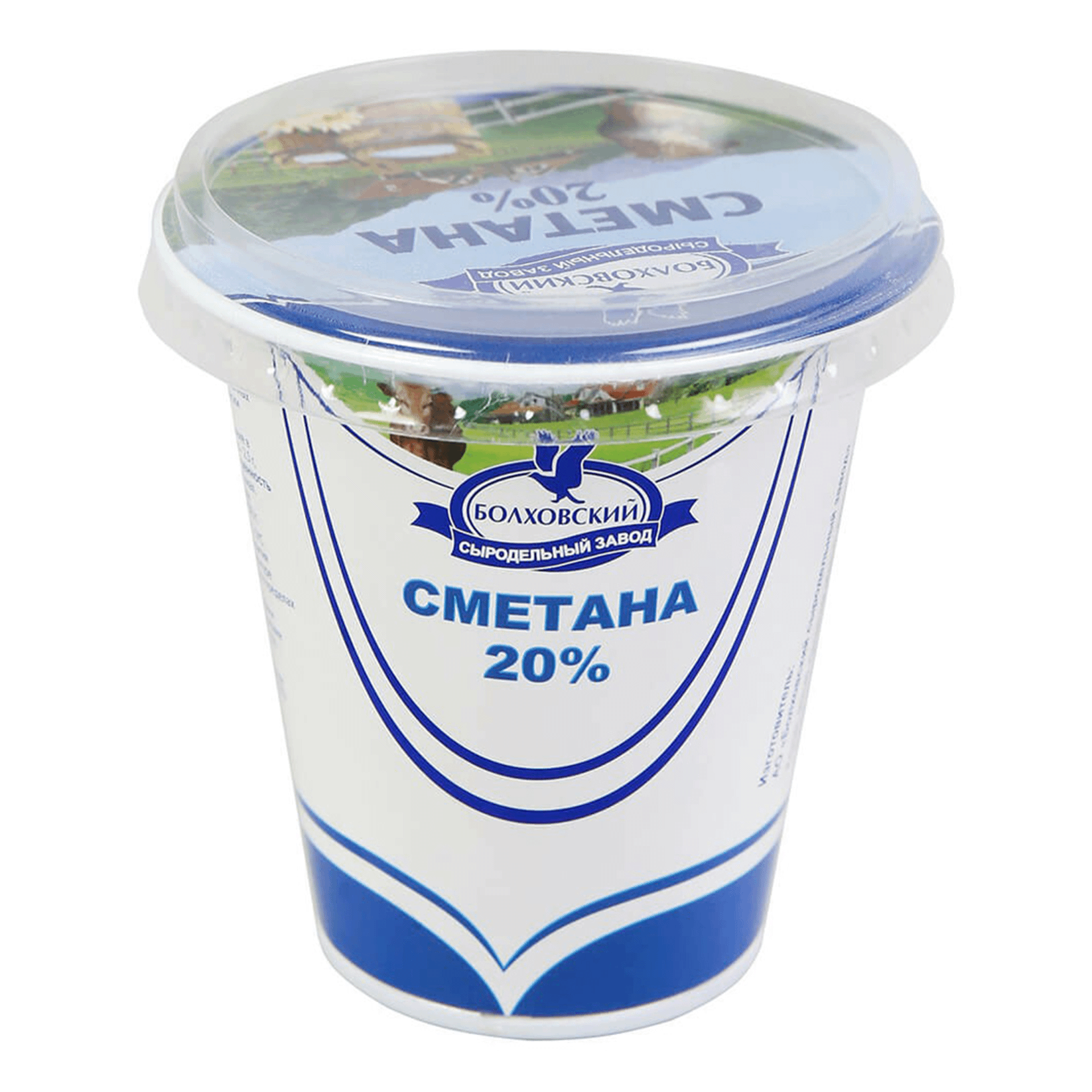 

Сметана Болховский сыродельный завод 20% БЗМЖ 300 г