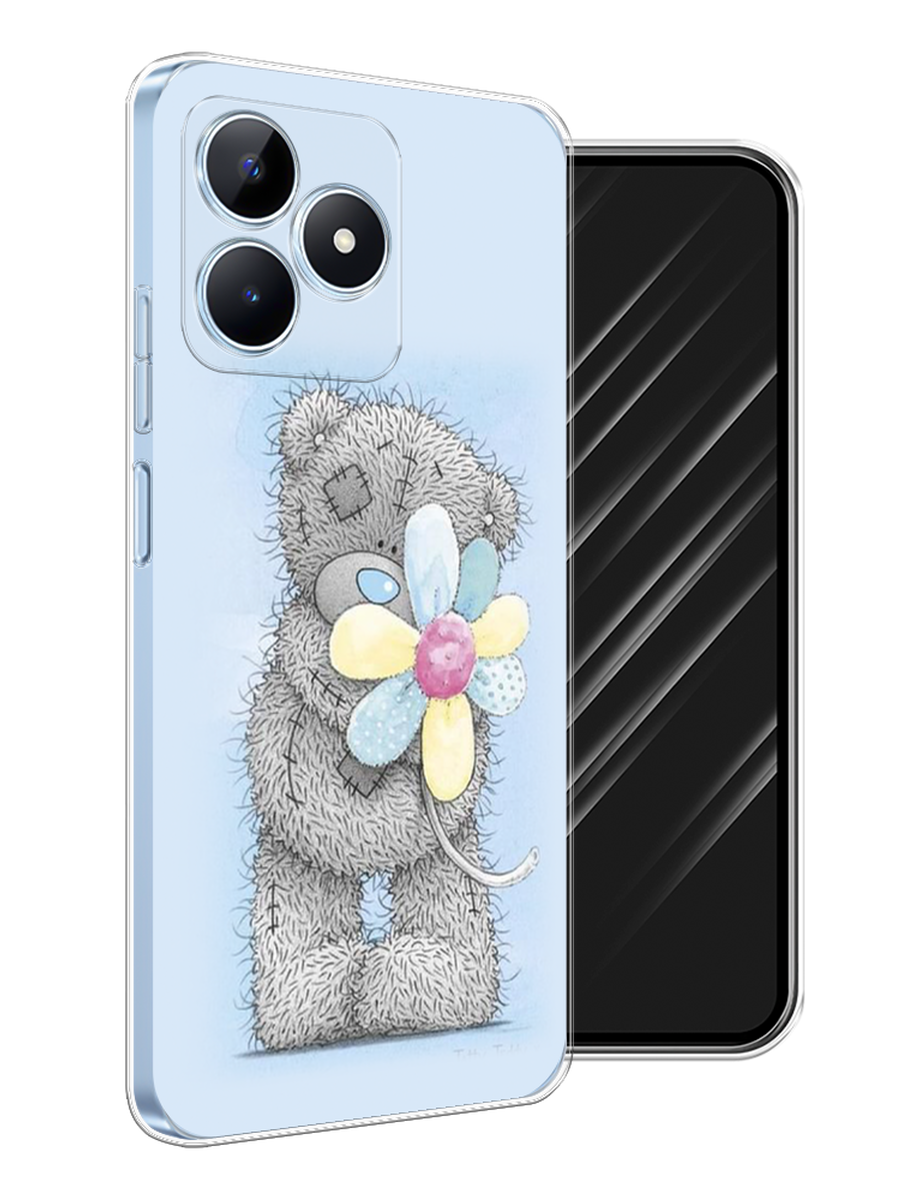 

Чехол Awog на Realme C60 "Me to you с ромашкой", Голубой;серый;желтый, 2516550-1