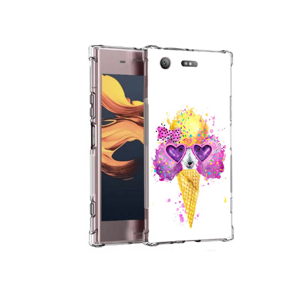 

Чехол MyPads Tocco для Sony Xperia XZ1 Compact Рожок (PT91855.237.146), Прозрачный, Tocco