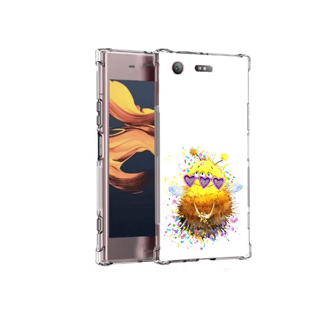 

Чехол MyPads Tocco для Sony Xperia XZ1 Compact Пушитый шмель (PT91855.237.143), Прозрачный, Tocco