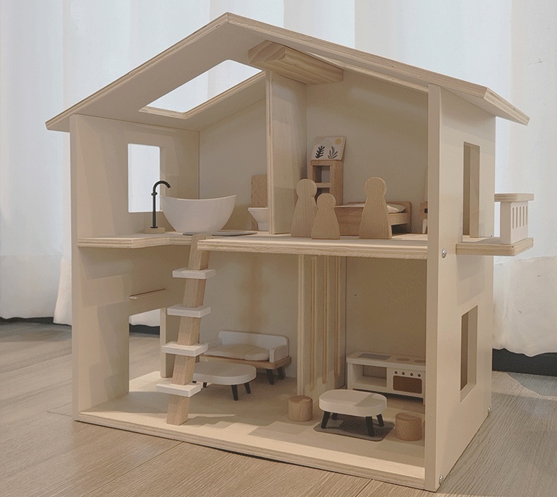 Кукольный домик Tysik Деревянный с мебелью