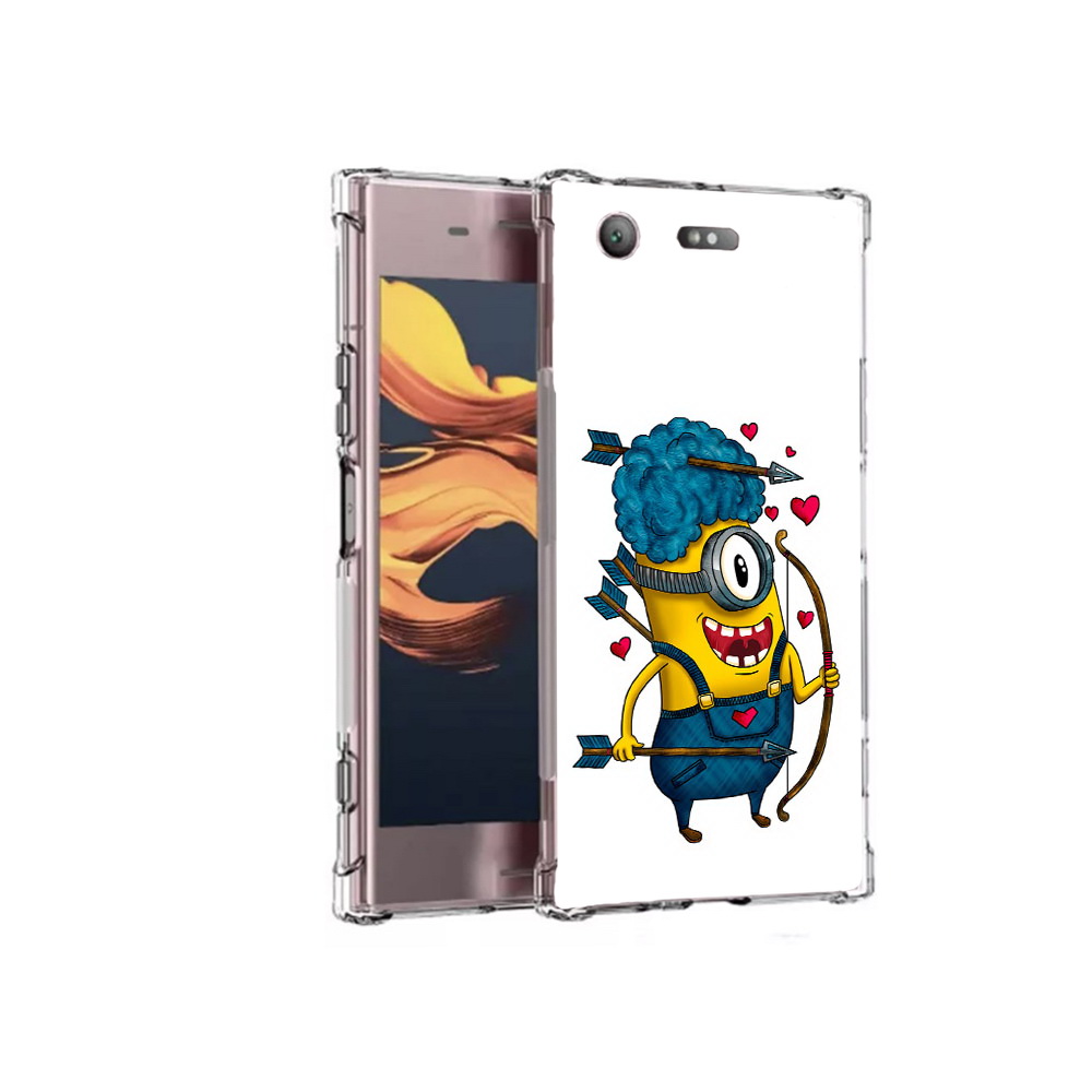 

Чехол MyPads Tocco для Sony Xperia XZ1 Compact Миньон купидон (PT91855.237.117), Прозрачный, Tocco