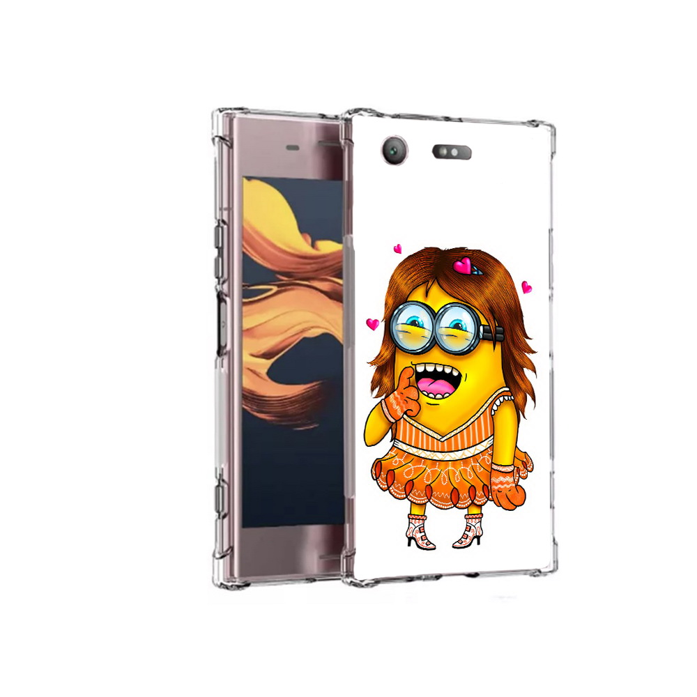 

Чехол MyPads Tocco для Sony Xperia XZ1 Compact Миньон девочка (PT91855.237.116), Прозрачный, Tocco