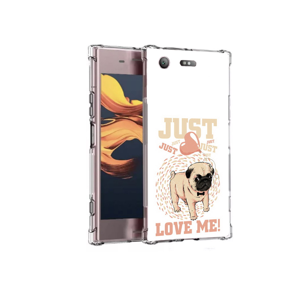 

Чехол MyPads Tocco для Sony Xperia XZ1 Compact Люби меня (PT91855.237.109), Прозрачный, Tocco