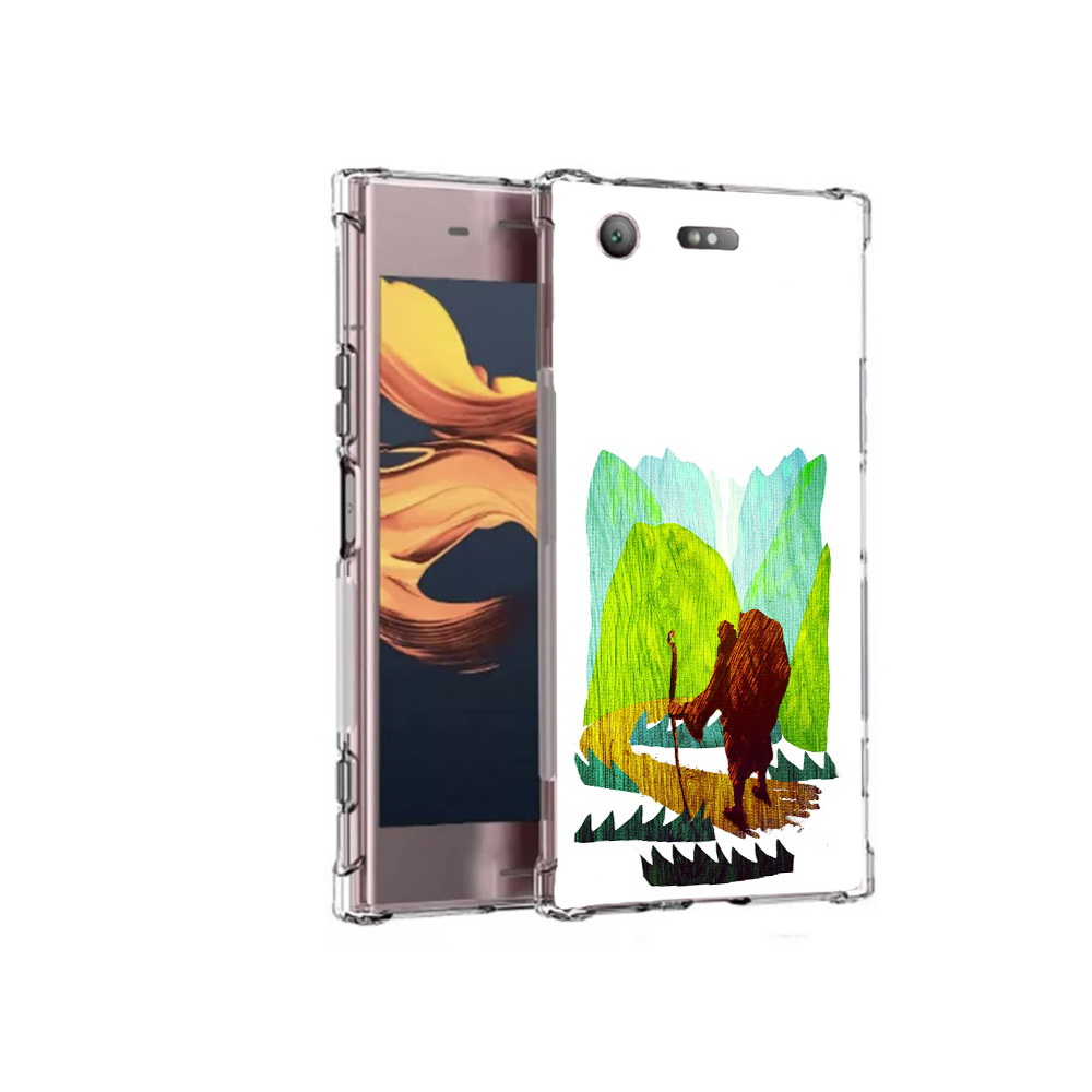 

Чехол MyPads Tocco для Sony Xperia XZ1 Compact Лесная тропа (PT91855.237.106), Прозрачный, Tocco