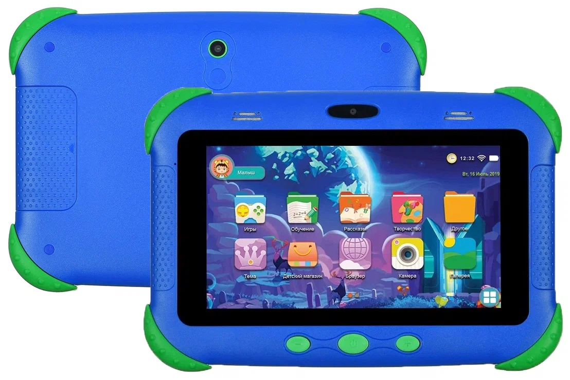 

Планшет Digma Citi Kids MT8321 2/32 Gb 7", синий, Планшет Digma Citi Kids MT8321/RAM2Gb/ROM32/7"/3G/WiFi/BT/2Mpix/0.3Mpix/Android 9.0/синий