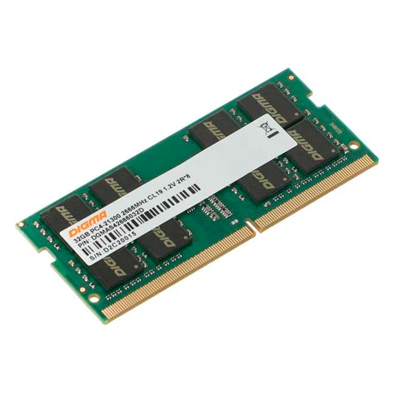 

Оперативная память DIGMA (DGMAS42666032D), DDR4 1x32Gb, 2666MHz