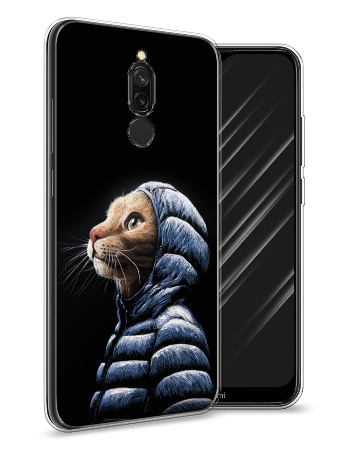 

Чехол Awog на Xiaomi Redmi 8 "Кот в капюшоне", Разноцветный, 37150-2