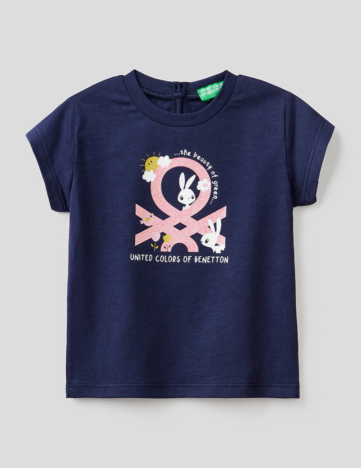

Футболка детская Benetton 22P_3I1XG100D_252_98 синий р.98, 22P_3I1XG100D_252