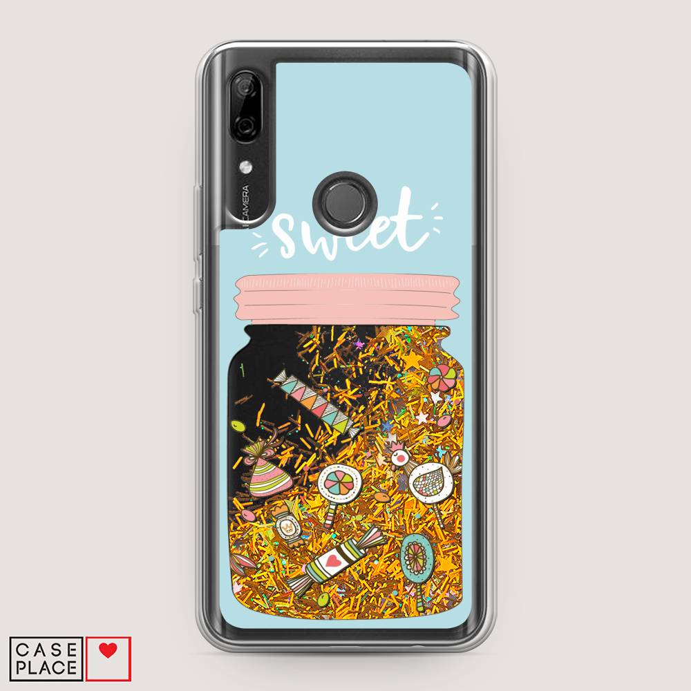 

Чехол Awog на Huawei P Smart Z "Конфетки в банке", Голубой, 69490-1