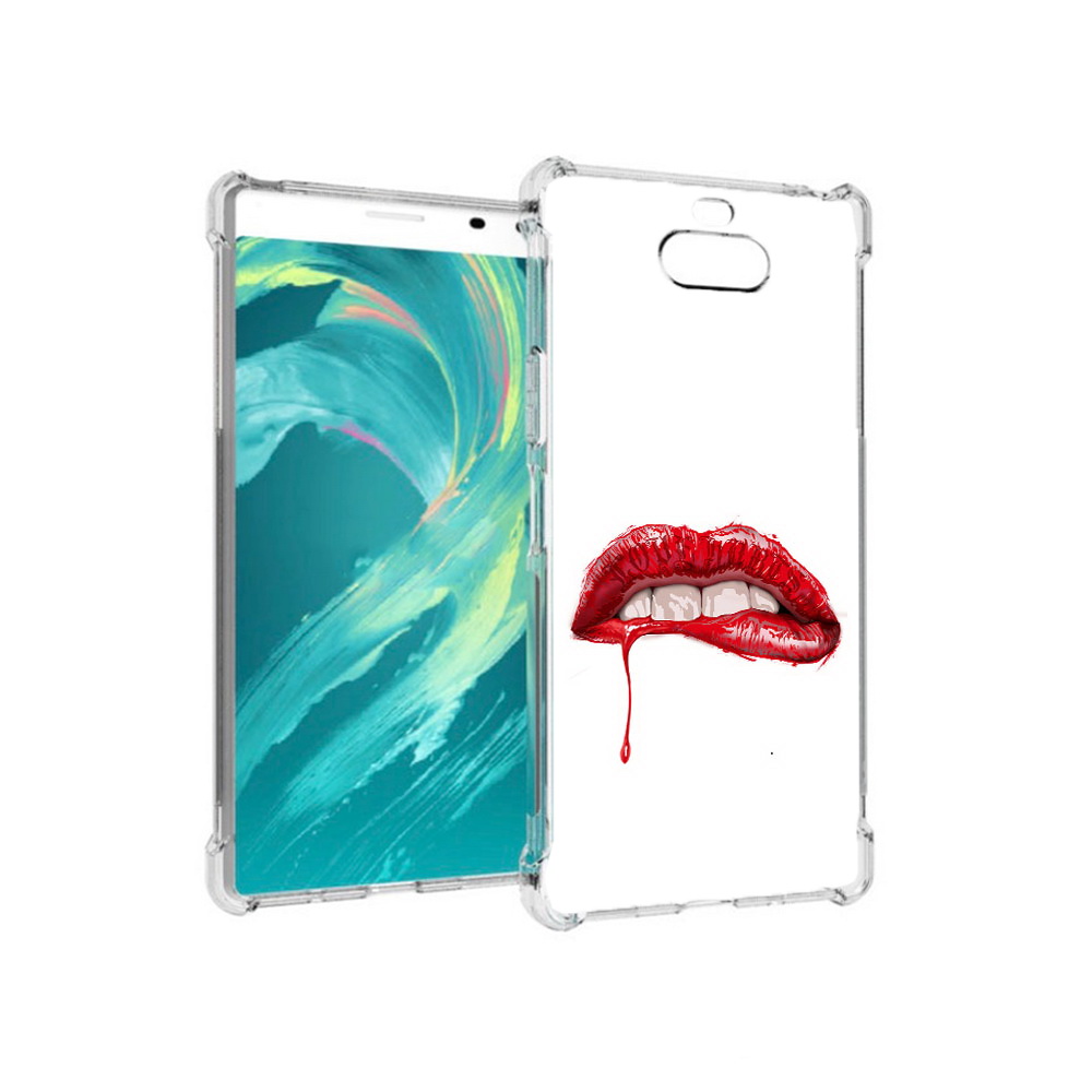 

Чехол MyPads Tocco для Sony 8 яркие красные губы (PT140835.236.706), Прозрачный, Tocco