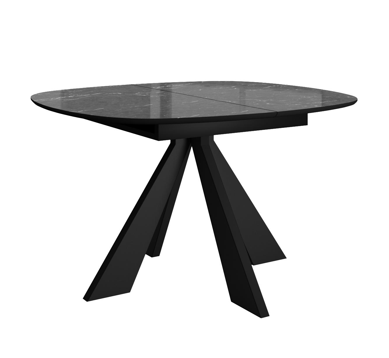 

Стол DikLine SFK110 стекло черное мрамор глянец, SFK110