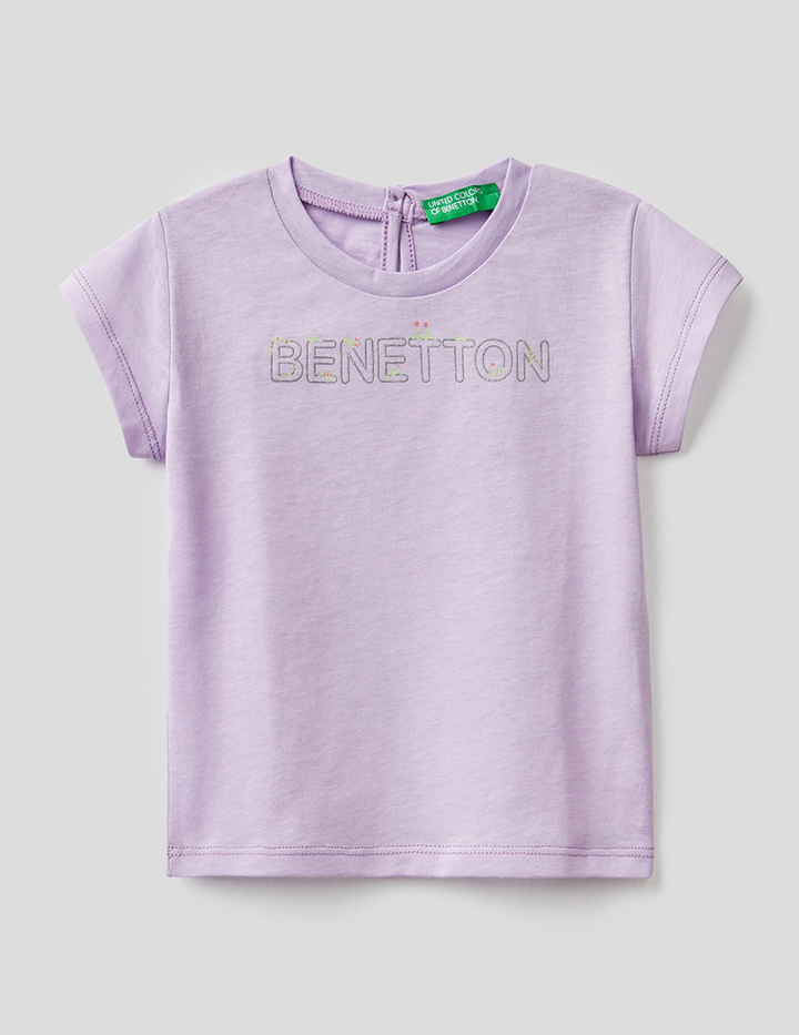 

Футболка детская Benetton 22P_3I1XG100D_07W_90 фиолетовый р.92, 22P_3I1XG100D_07W