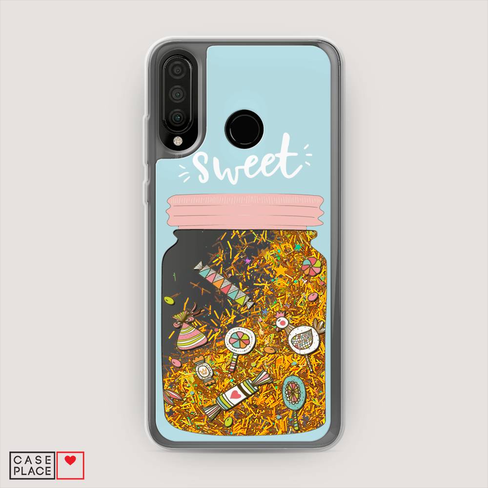 

Чехол Awog на Honor 20S "Конфетки в банке", Голубой, 610790-1