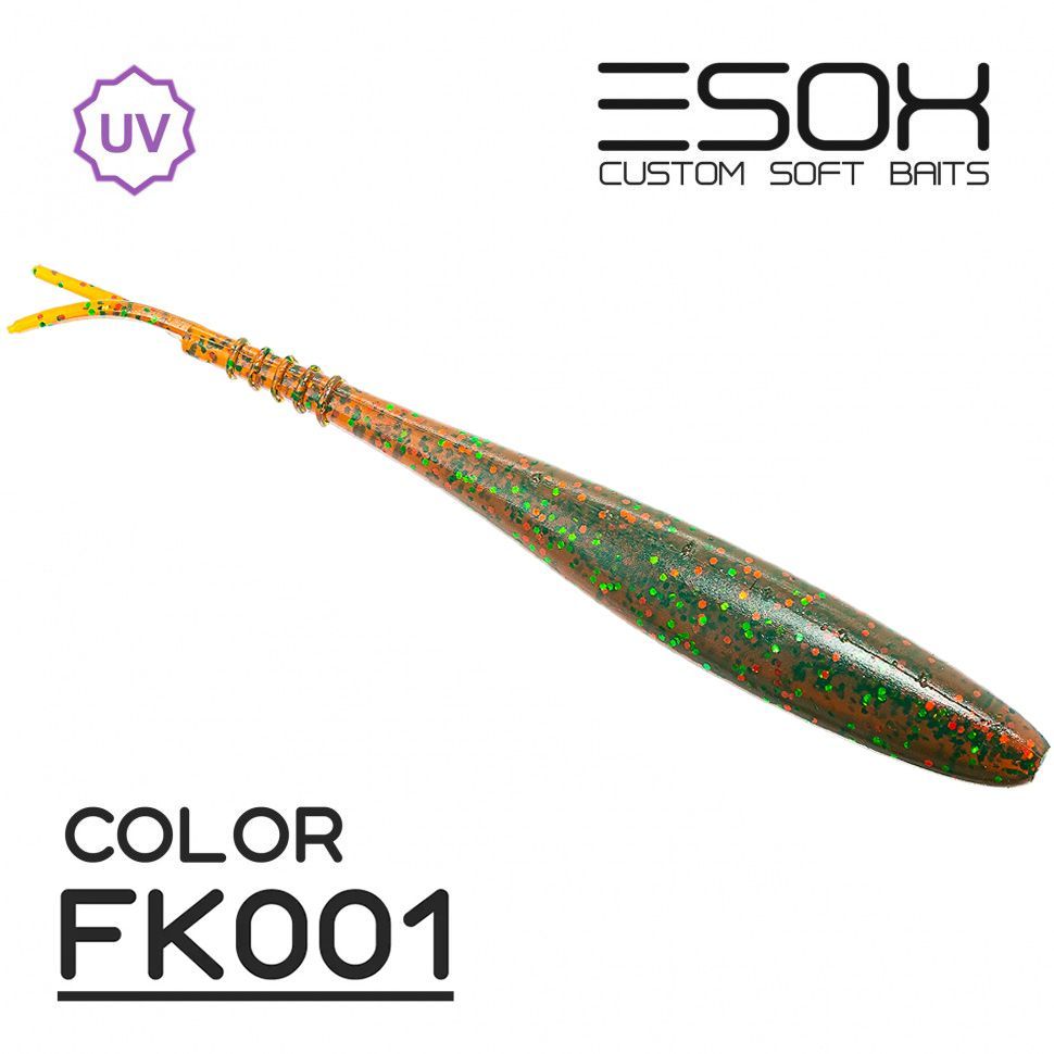 

Силиконовая приманка Esox Фурия 180 мм цвет FK001 3 шт, Фурия