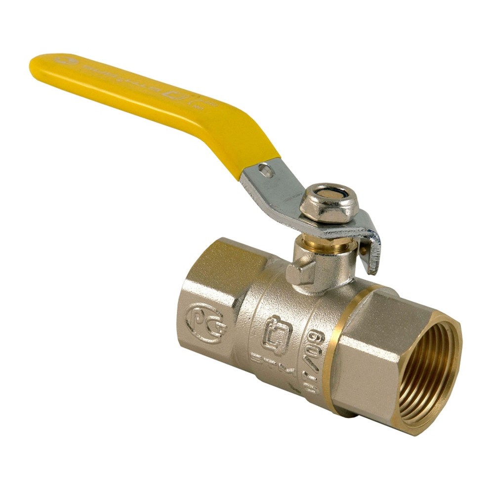 

Кран шаровый для газа 1/2" гайка-гайка ручка