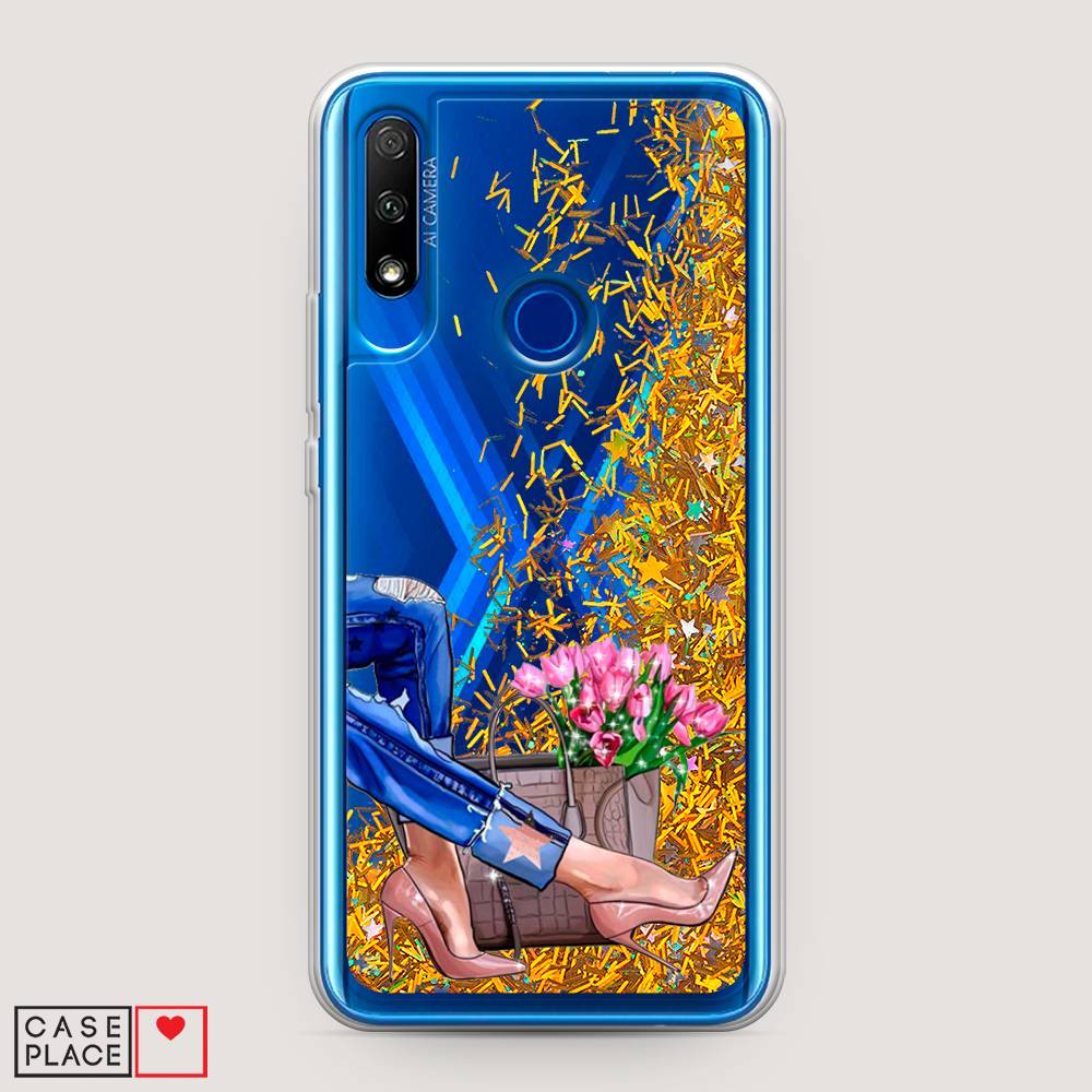 

Чехол Awog на Honor 9X "Каблучки", Голубой;коричневый;розовый, 69990-1