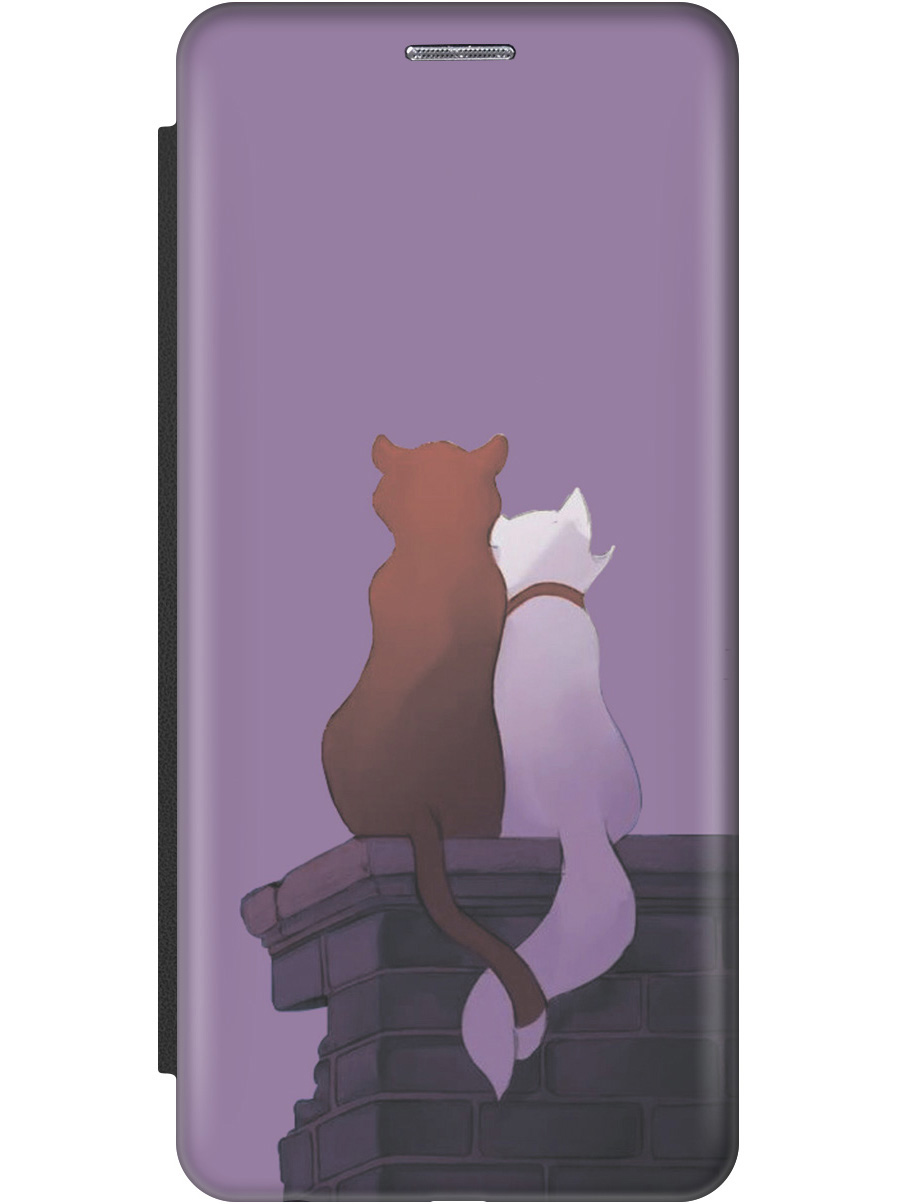 

Чехол-книжка на Samsung Galaxy A05 "Влюбленный кошки" черный, Белый;красный;фиолетовый, 20001454